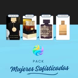Pack "Mujeres Sofisticadas" - 4 Fragancias femeninas intensas y elegantes de 5ml