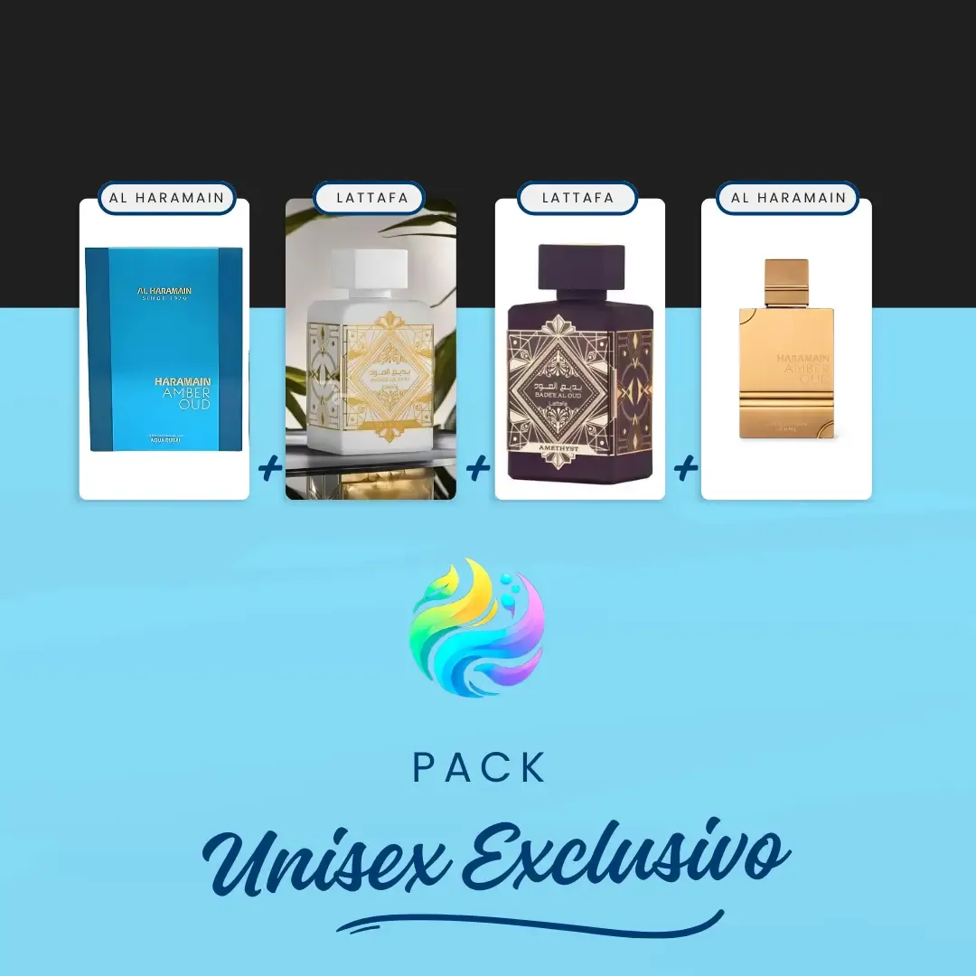 Pack "Unisex Exclusivo" - 4 Fragancias versátiles y modernas de 5ml