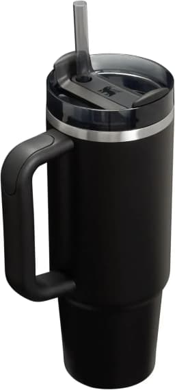 Vaso Térmico Quencher 1.18 lts - Color Negro - incluye 2 tapas