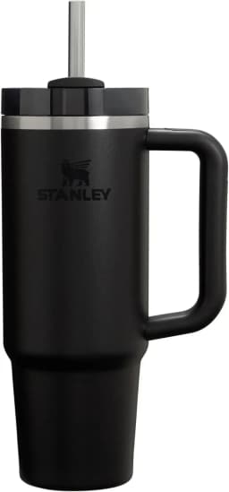 Vaso Térmico Quencher 1.18 lts - Color Negro - incluye 2 tapas