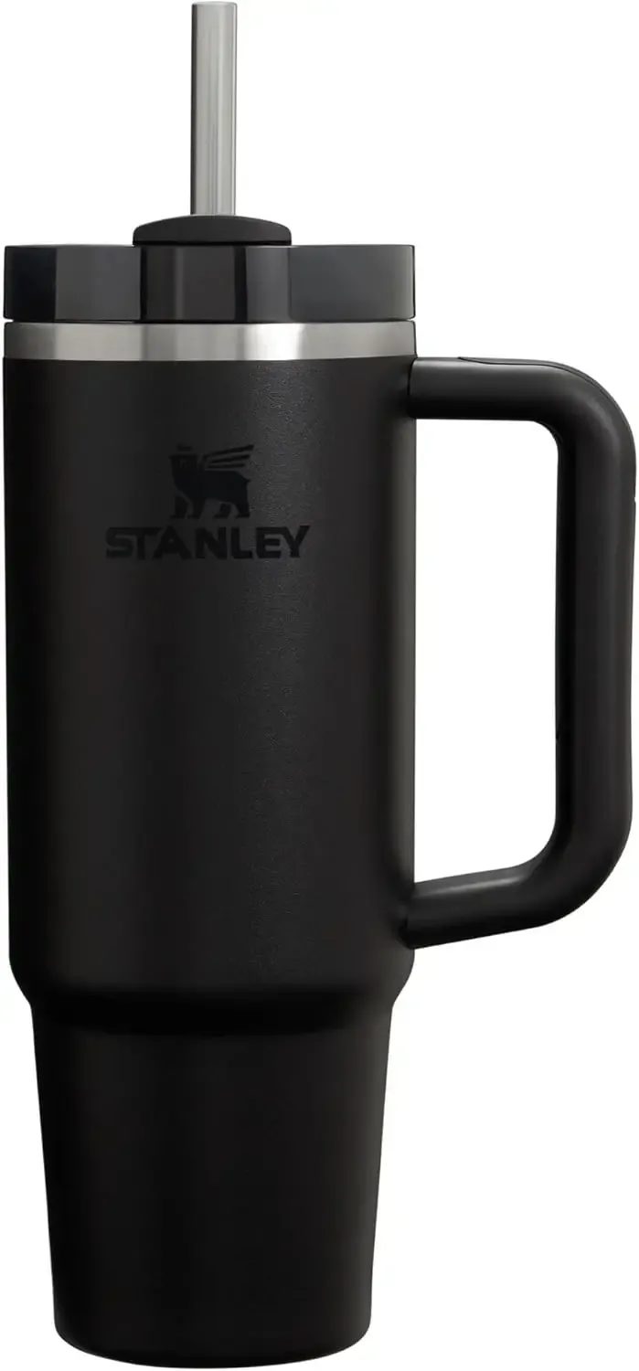 Vaso Térmico Quencher 1.18 lts - Color Negro - incluye 2 tapas