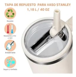 Vaso Térmico Quencher 1.18 lts - Rosa - 2 tapas