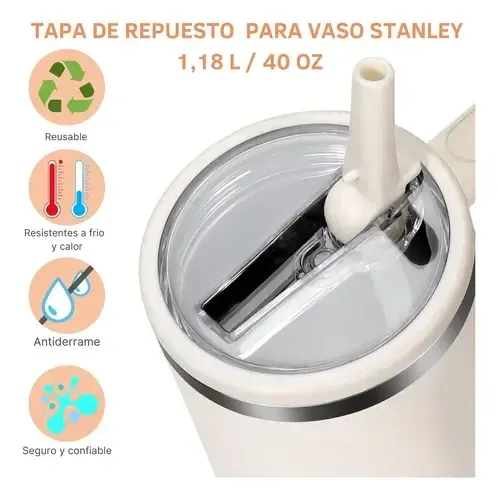 Vaso Térmico Quencher 1.18 lts - Rosa - 2 tapas