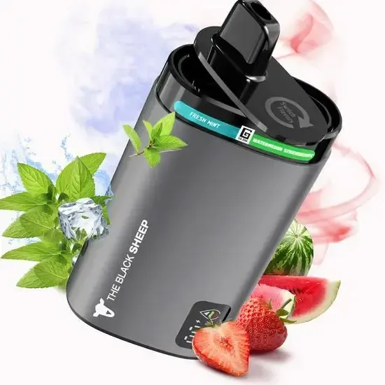 Black Sheep 20K Dual Tank 20000 PUFF - FRESH MINT WATERMELON STRAWBERRY