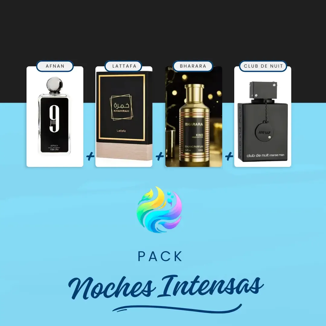 Pack "Noches Intensas" - 4 Fragancias potentes y seductoras de 5 ml
