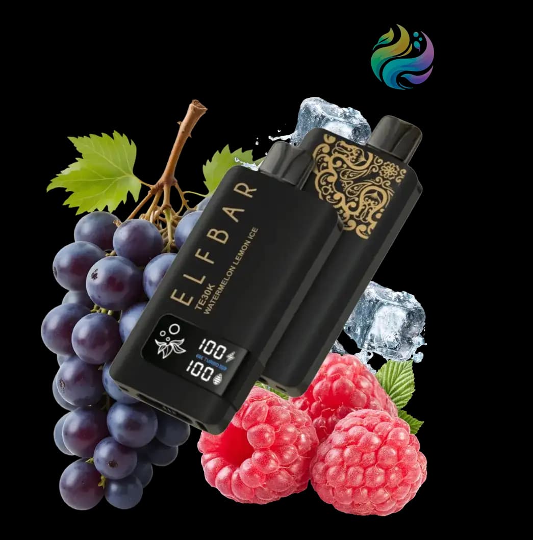 ELFBAR TE NEW 30K BLACK GRAPE RASPBERRY ICE