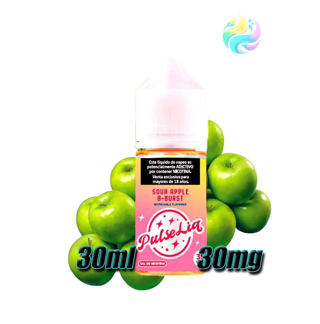 PULSELIQ 30ML SOUR APPLE B-BURST 30MG GEEKBAR