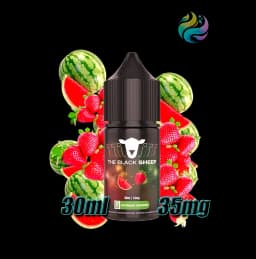 BLACK SHEEP SALT 30ML WATERMELON STRAWBERRY 35MG