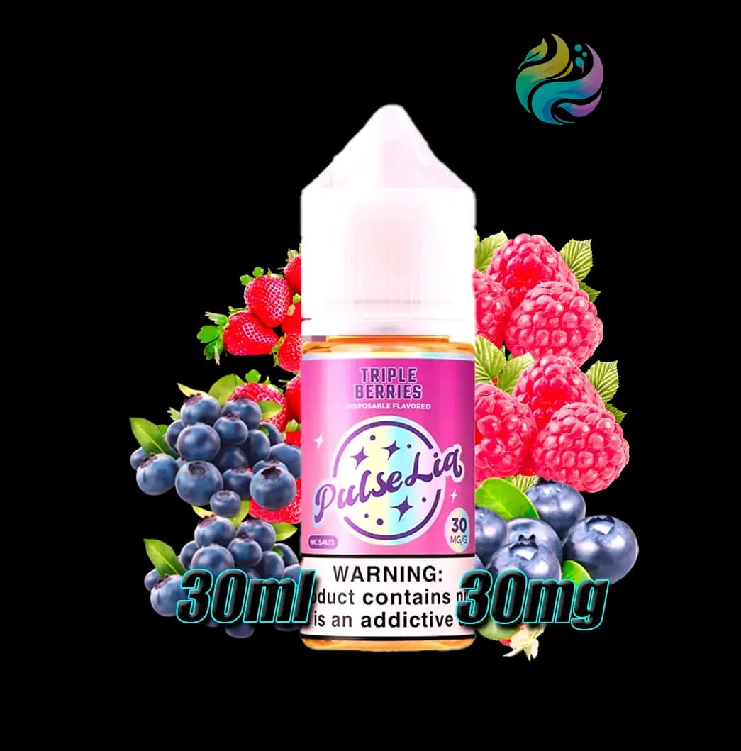 PULSELIQ 30ML TRIPLE BERRIES 30MG GEEKBAR