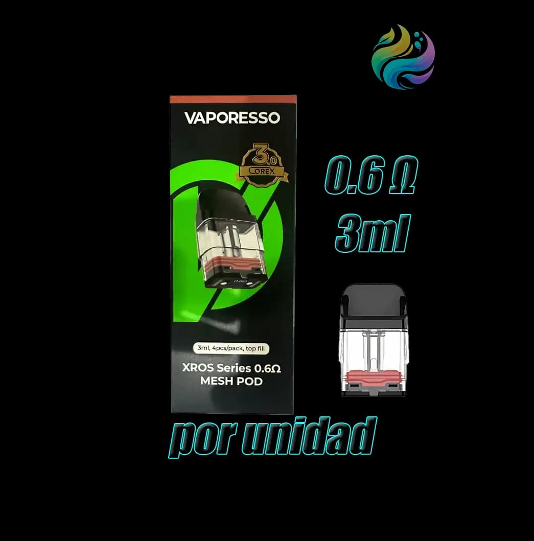 VAPORESSO FILTRO XROS 0.6 3ML COREX - UNIDAD
