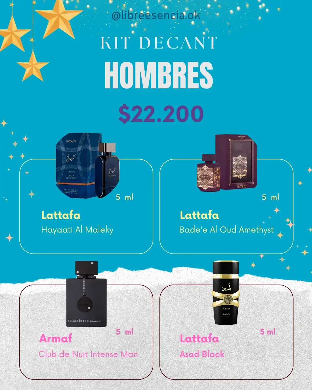 Kit Discovery - Decants - Hombres 20 ml