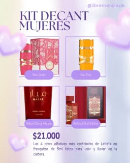 Kit Discovery - Decants - Mujeres 20 ml
